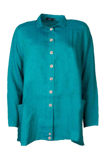 Ralston Wally Shirt Linen Carribbean