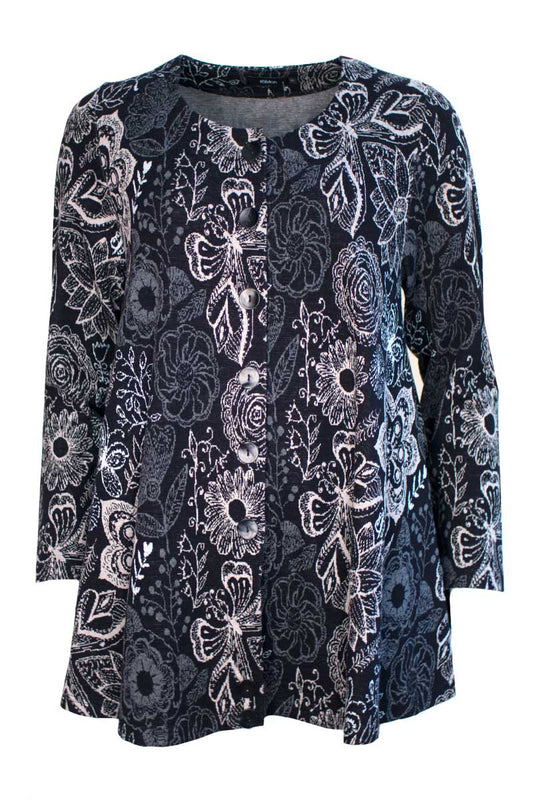 Ralston Taviab Jacket Black Flowers