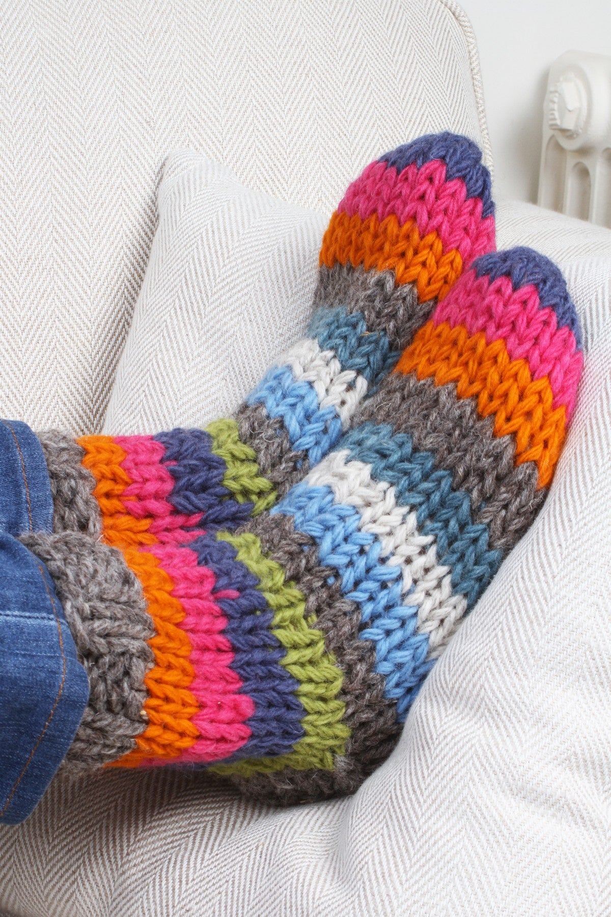 Pachamama Cayambe Sofa Socks Bright