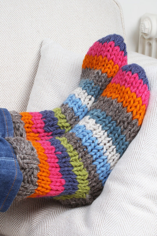 Pachamama Cayambe Sofa Socks Bright