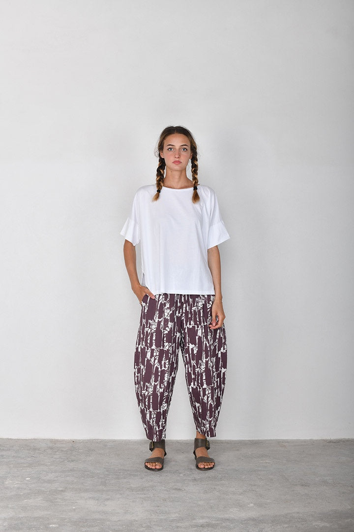 Mama B Bianco Trousers Vino