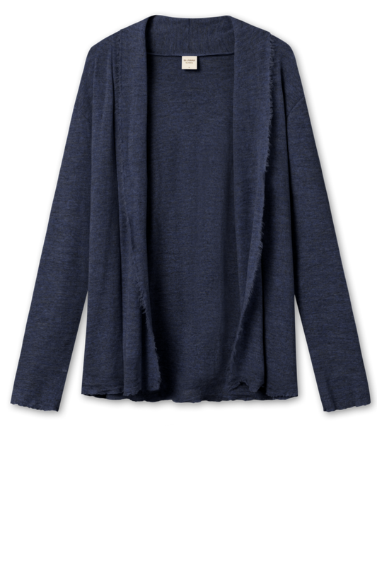 By Basics Blusbar Short Cardigan Blue