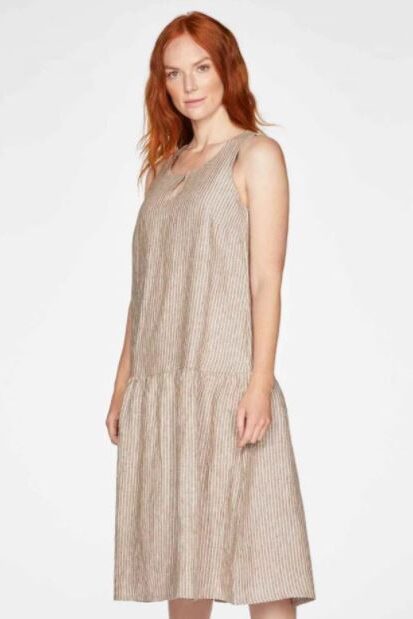 Thought Isobel Trapeze Dress Cinnamon