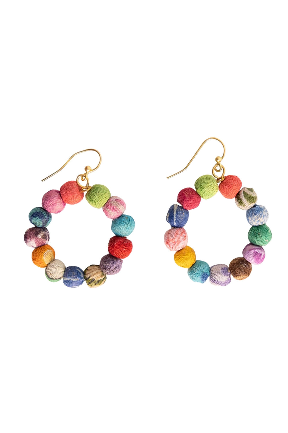 Kantha Classic Petite Hoops