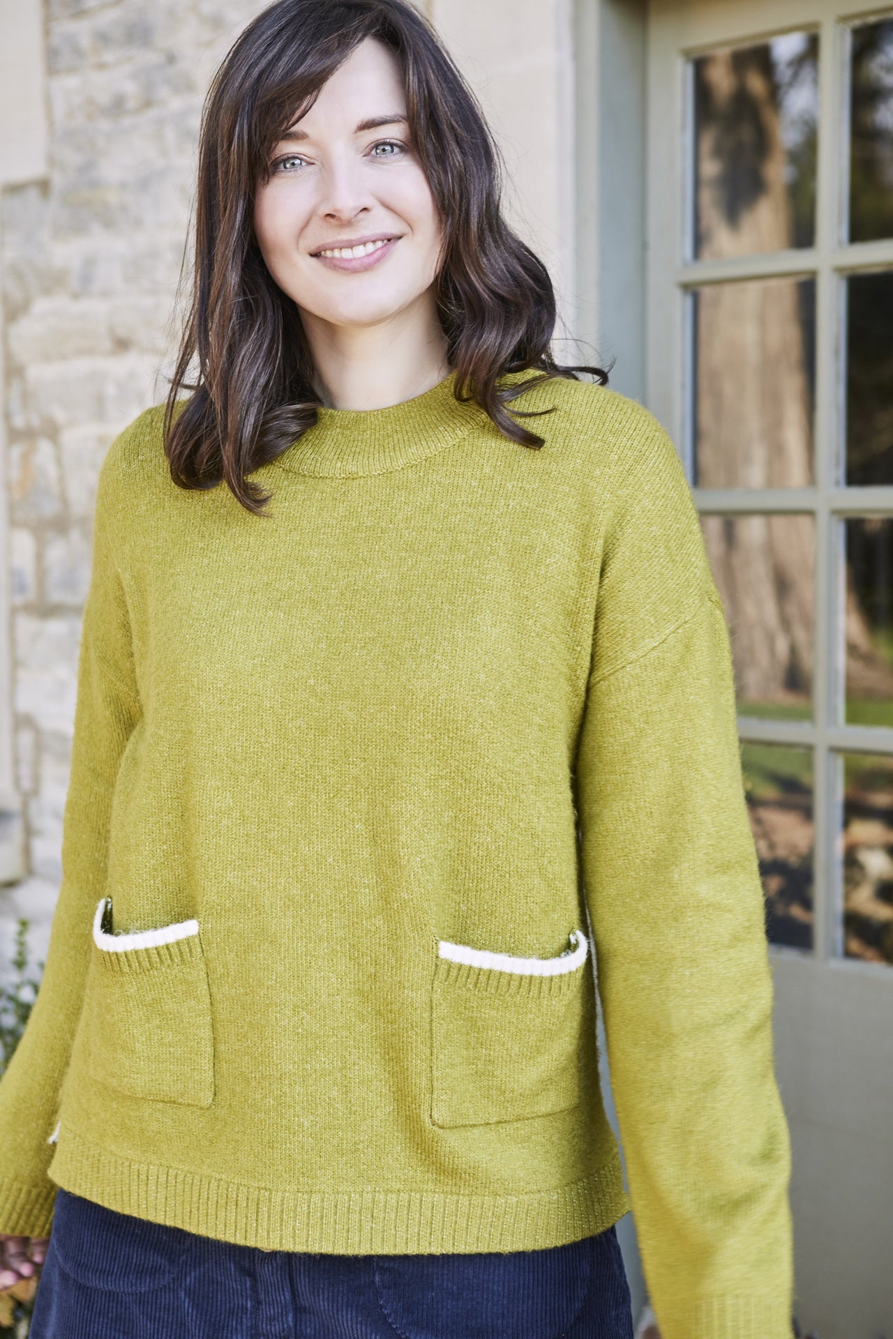 Lily and Me Hygge Jumper Winter Lime