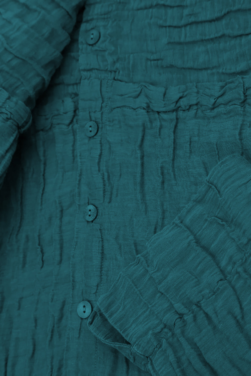Flared Crinkle Silk 52230 Shirt