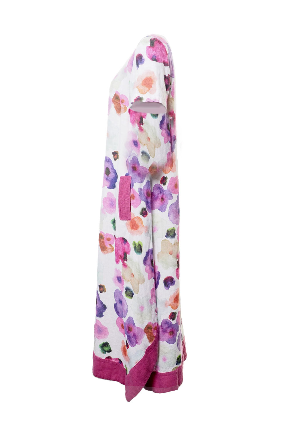 Grizas Contrast Hem 91765 Dress Wild Berry