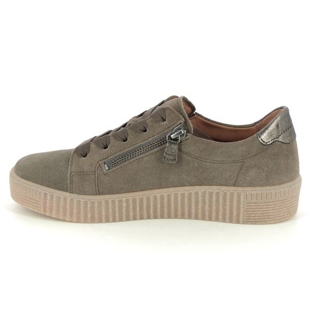 Gabor Shoes Wisdom Trainer Taupe