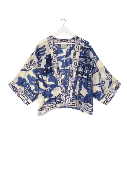 One Hundred Stars Giant Willow Kimono Blue