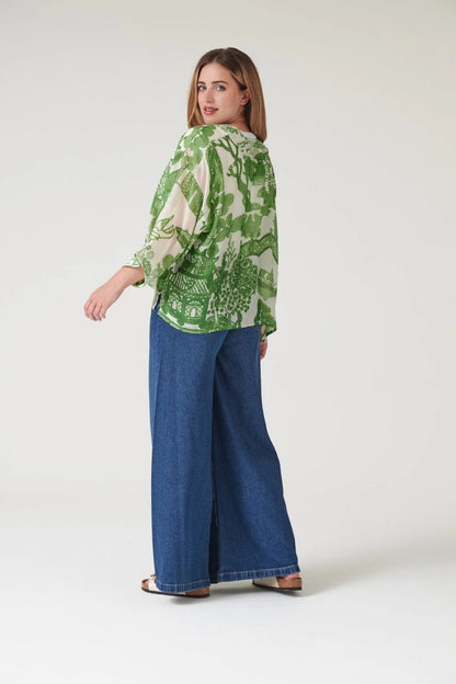 Giant Willow Print Kimono