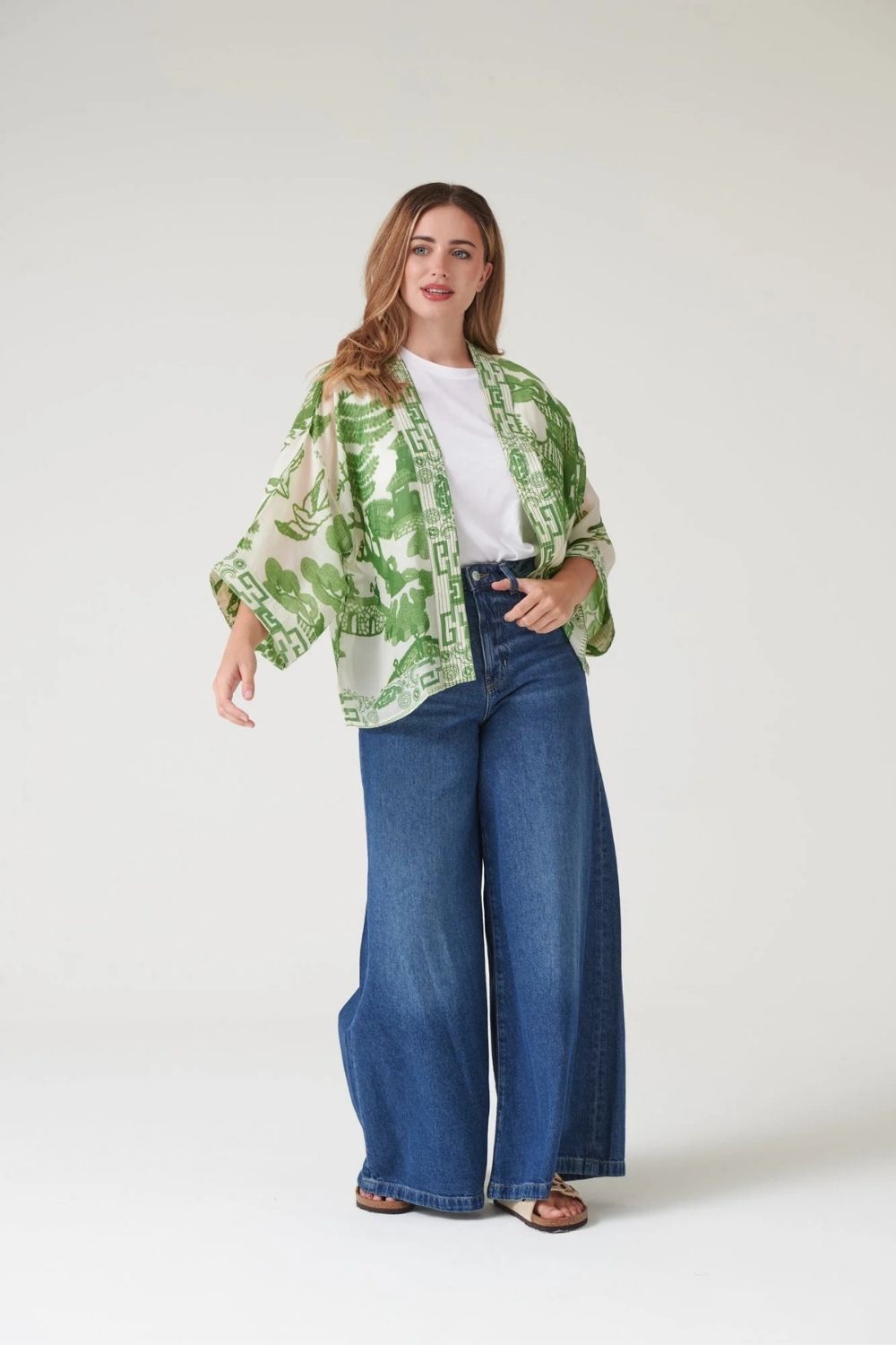 Giant Willow Print Kimono