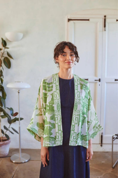 Giant Willow Print Kimono