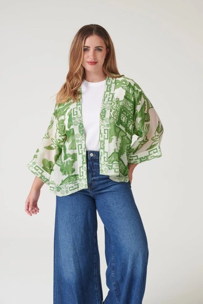 Giant Willow Print Kimono