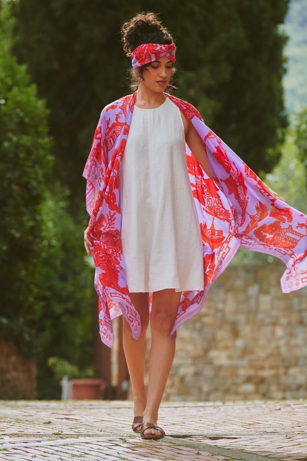 Giant Willow Print Throwover