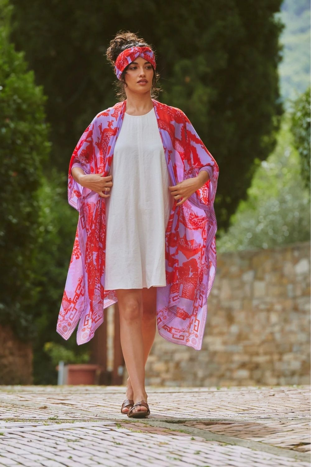 Giant Willow Print Throwover