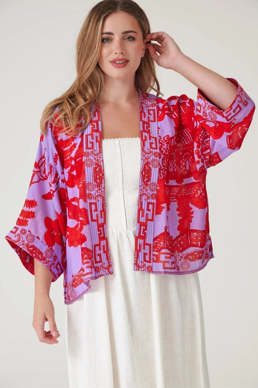 Giant Willow Print Kimono
