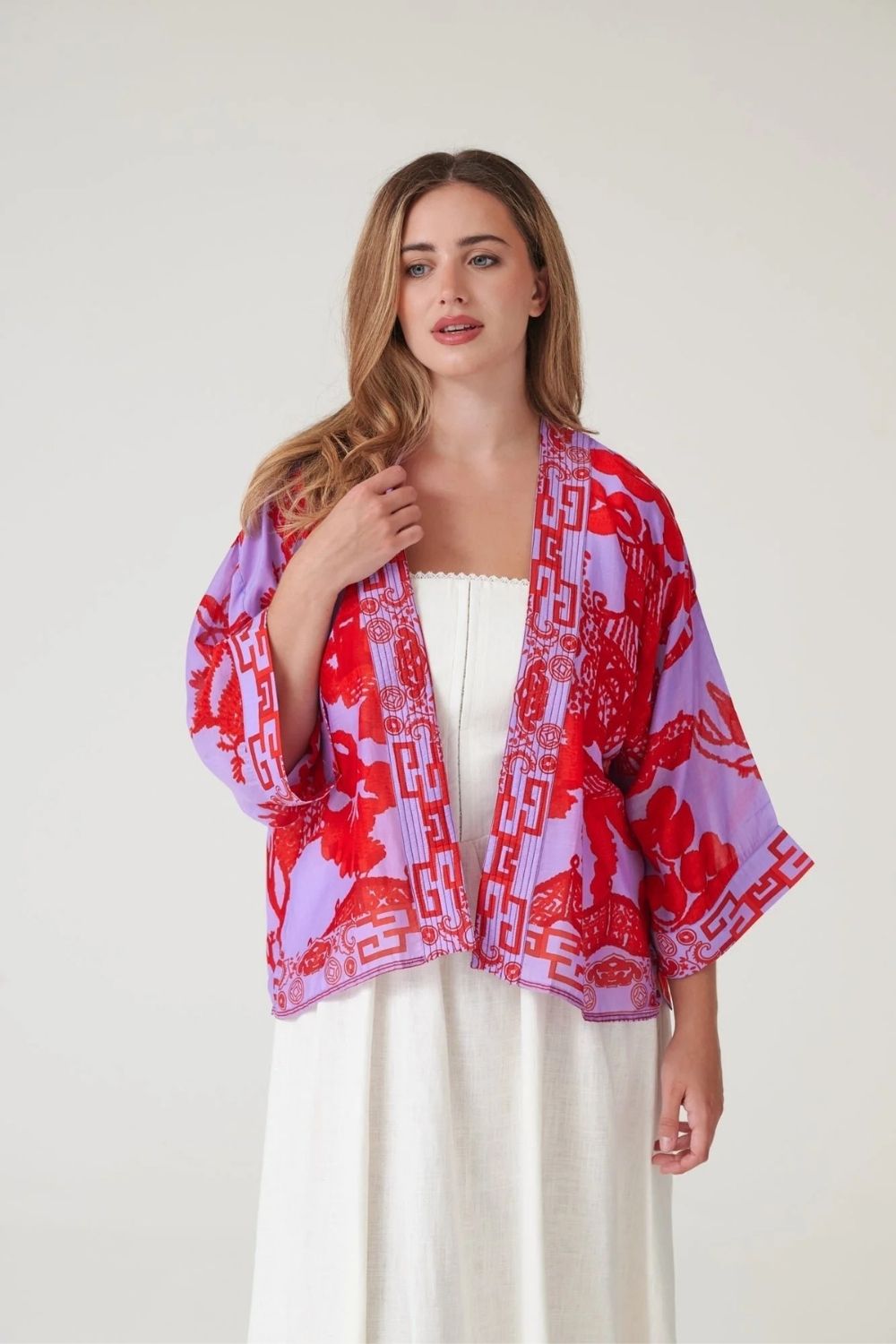Giant Willow Print Kimono