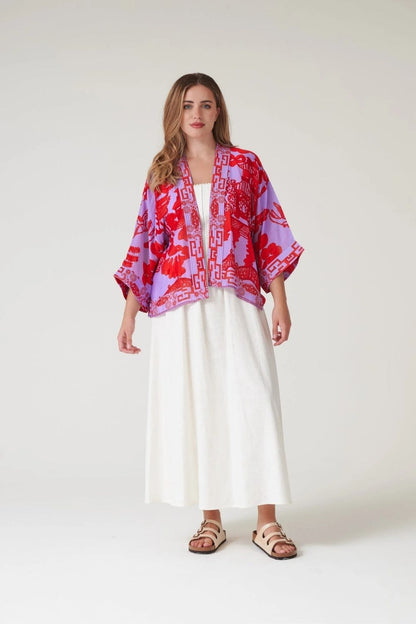 Giant Willow Print Kimono