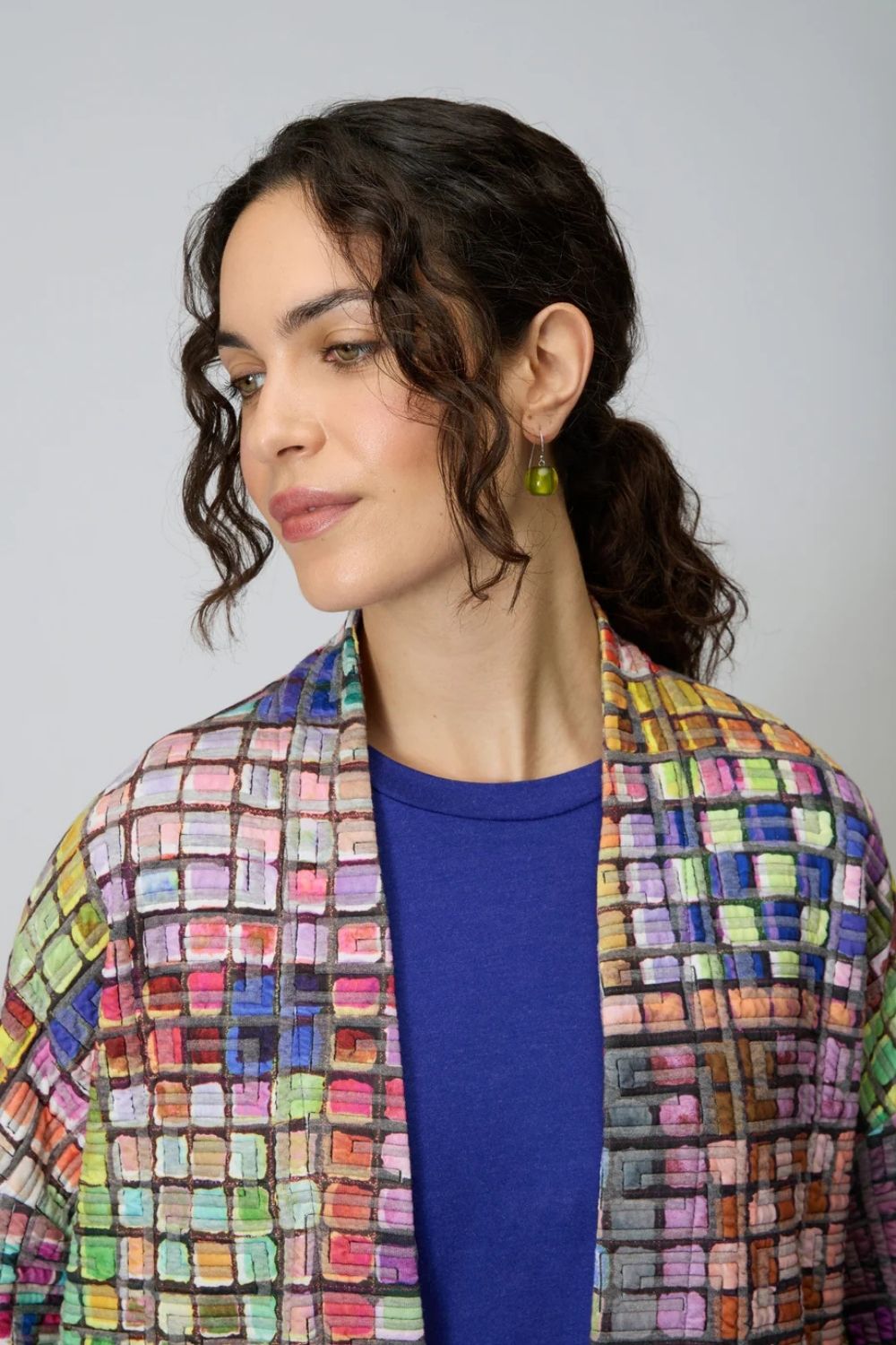 Coloured Glass Tiles Jersey Jacket