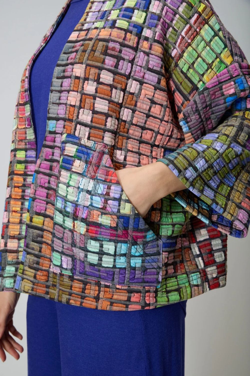 Coloured Glass Tiles Jersey Jacket