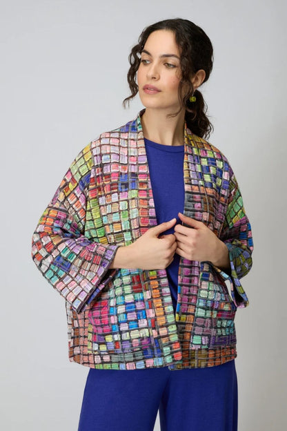 Coloured Glass Tiles Jersey Jacket