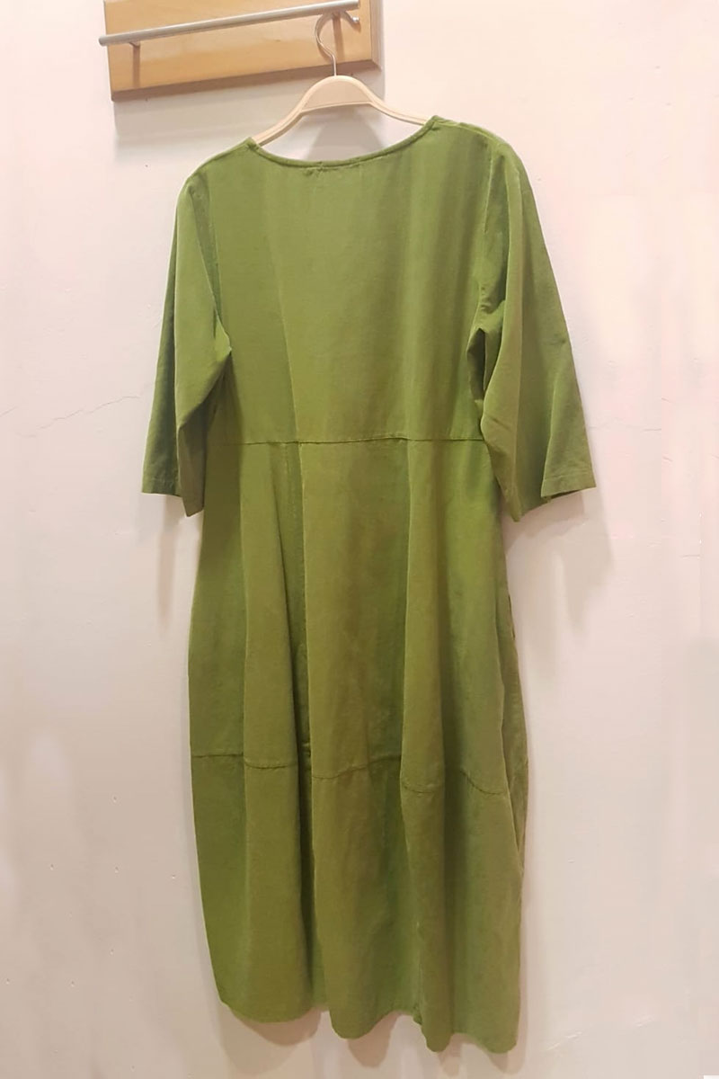 Thing Clothing 6469 Cord Dress Khaki