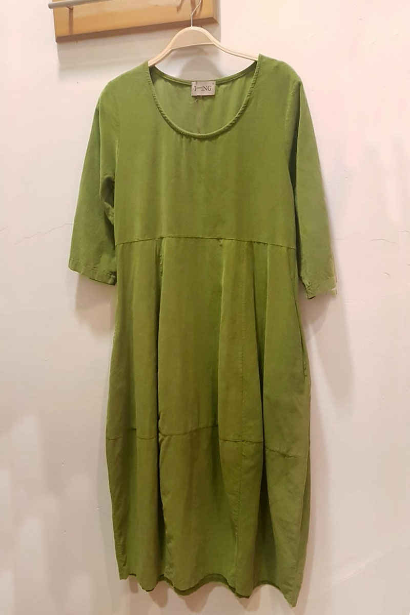 Thing Clothing 6469 Cord Dress Khaki