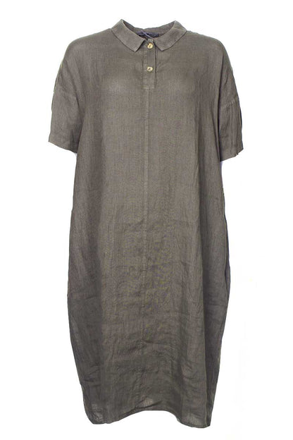 Neirami Maxi Shirt Dress Alligator