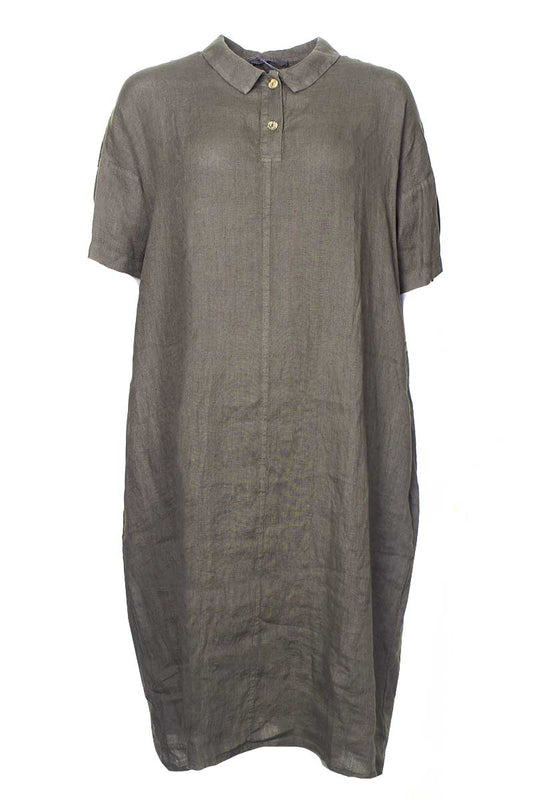 Neirami Maxi Shirt Dress Alligator