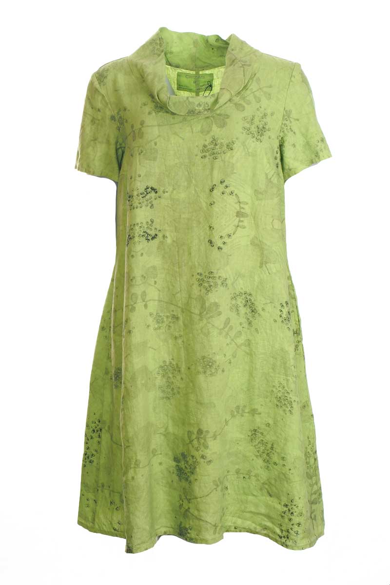 Grizas Linen 9152115 Dress Green
