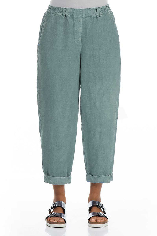 Grizas Silk Linen 3713 Trousers Green