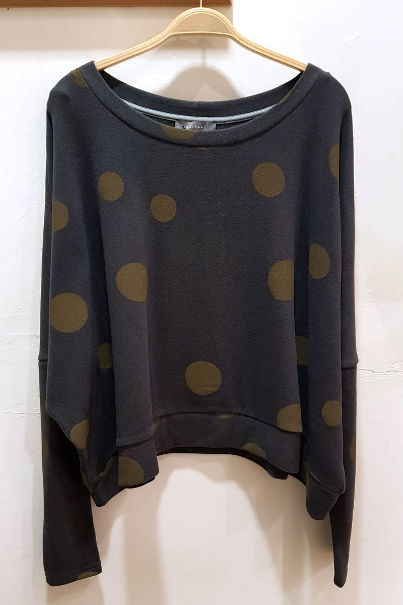 Neirami Basic Boxy T-Shirt Muschio