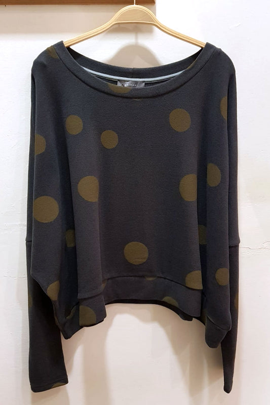 Neirami Basic Boxy T-Shirt Muschio
