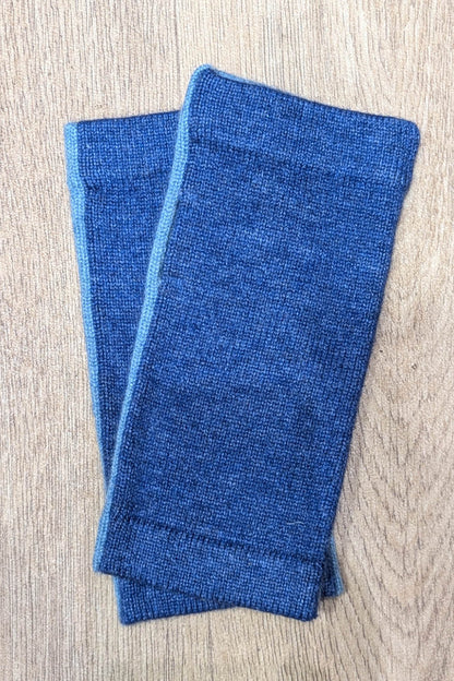 Duo Tone Cashmere Wrist Warmers