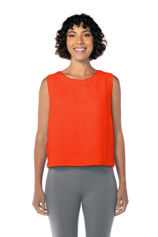 Cut Loose Wide Facing Shell Top Harbour Red