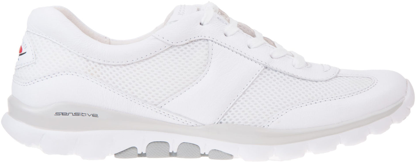 Gabor Shoes Helen Trainer White Mesh