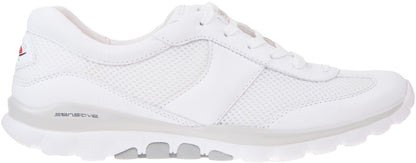 Gabor Shoes Helen Trainer White Mesh