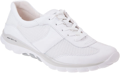Gabor Shoes Helen Trainer White Mesh