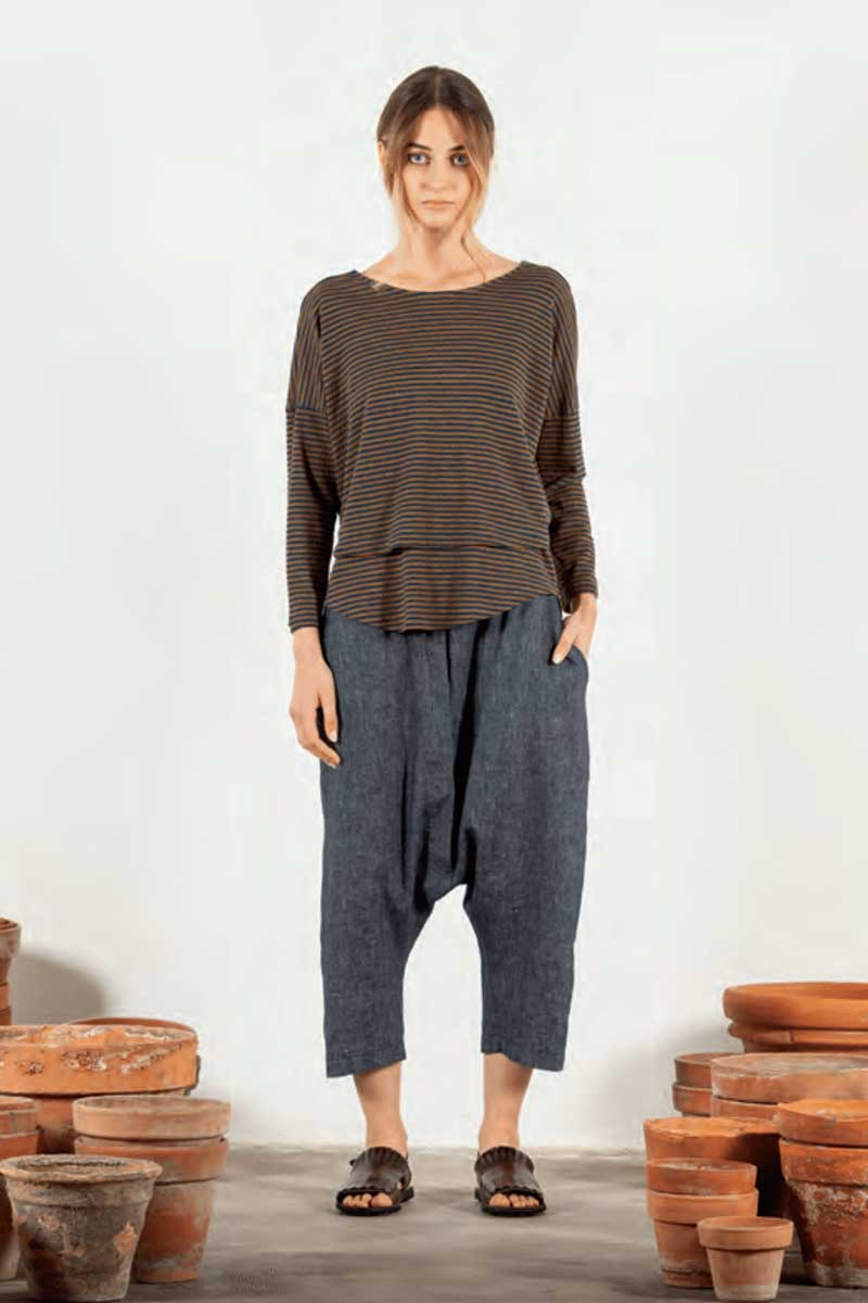 Mama B Ida Cardigan Blue Liquorice