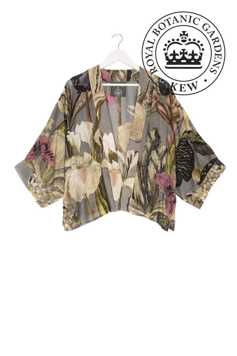 One Hundred Stars Iris Kimono Grey