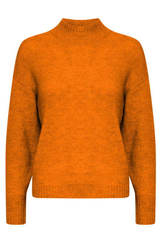 Ichi Kamara Jumper Orange Pepper