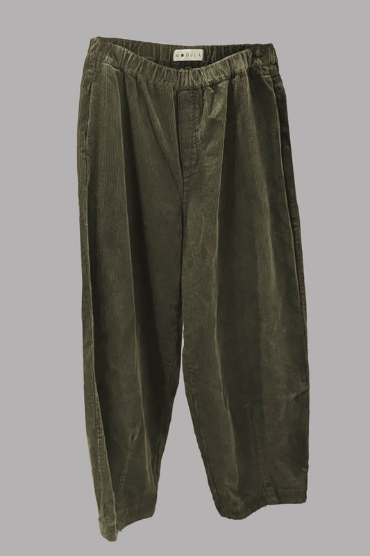 Corduroy Barrel Trousers