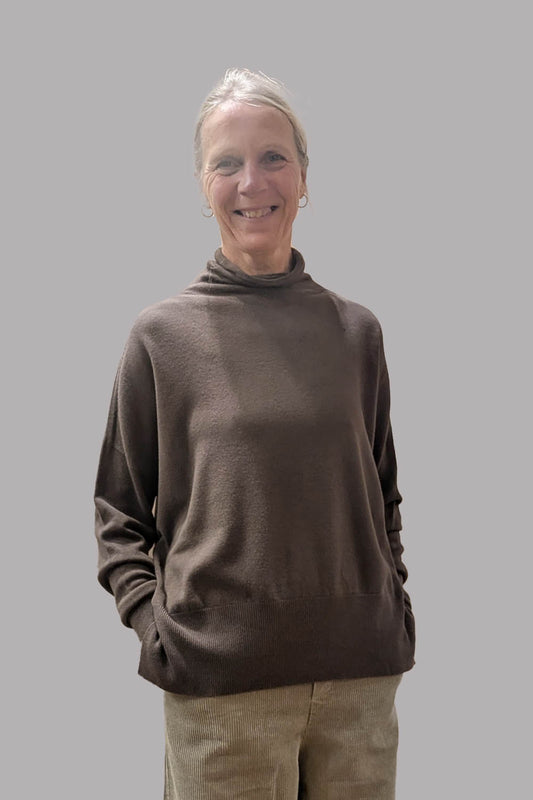 Fine Knit Boxy Sweater