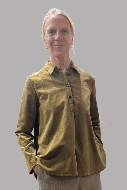 Corduroy Pop Over Shirt