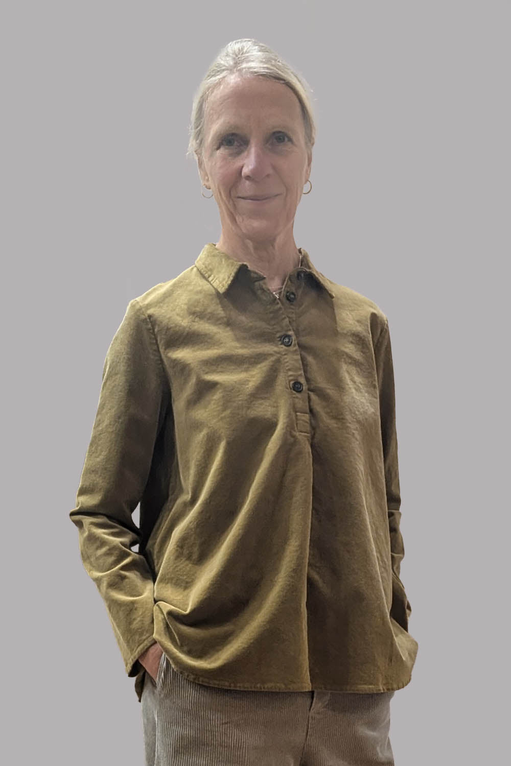 Corduroy Pop Over Shirt