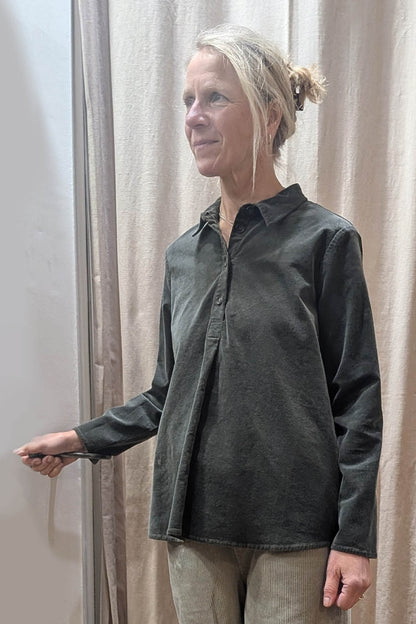 Corduroy Pop Over Shirt