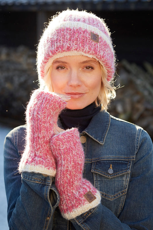 Pachamama Kielder Beanie Pink