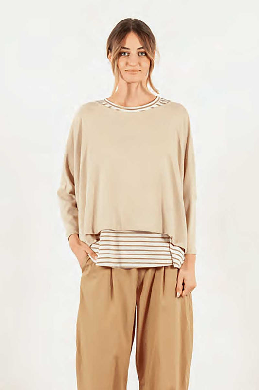 Mama B Kira Jumper Latte Cream