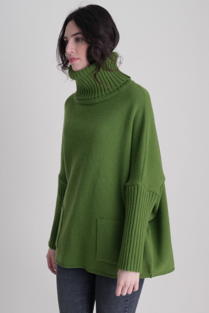 Bibico Thick Merino Wool Jumper Pistachio 