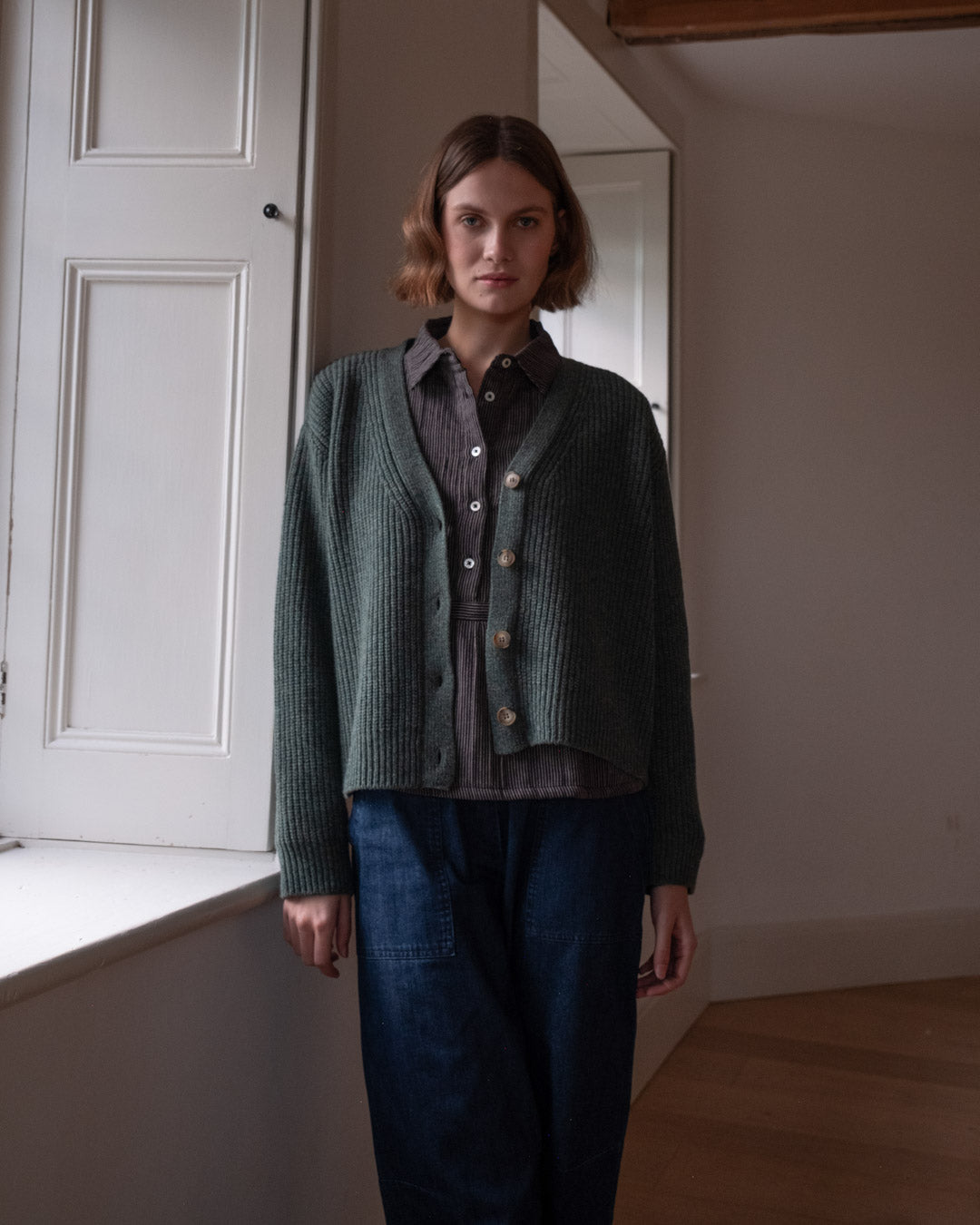 Amita Ribbed Cardigan